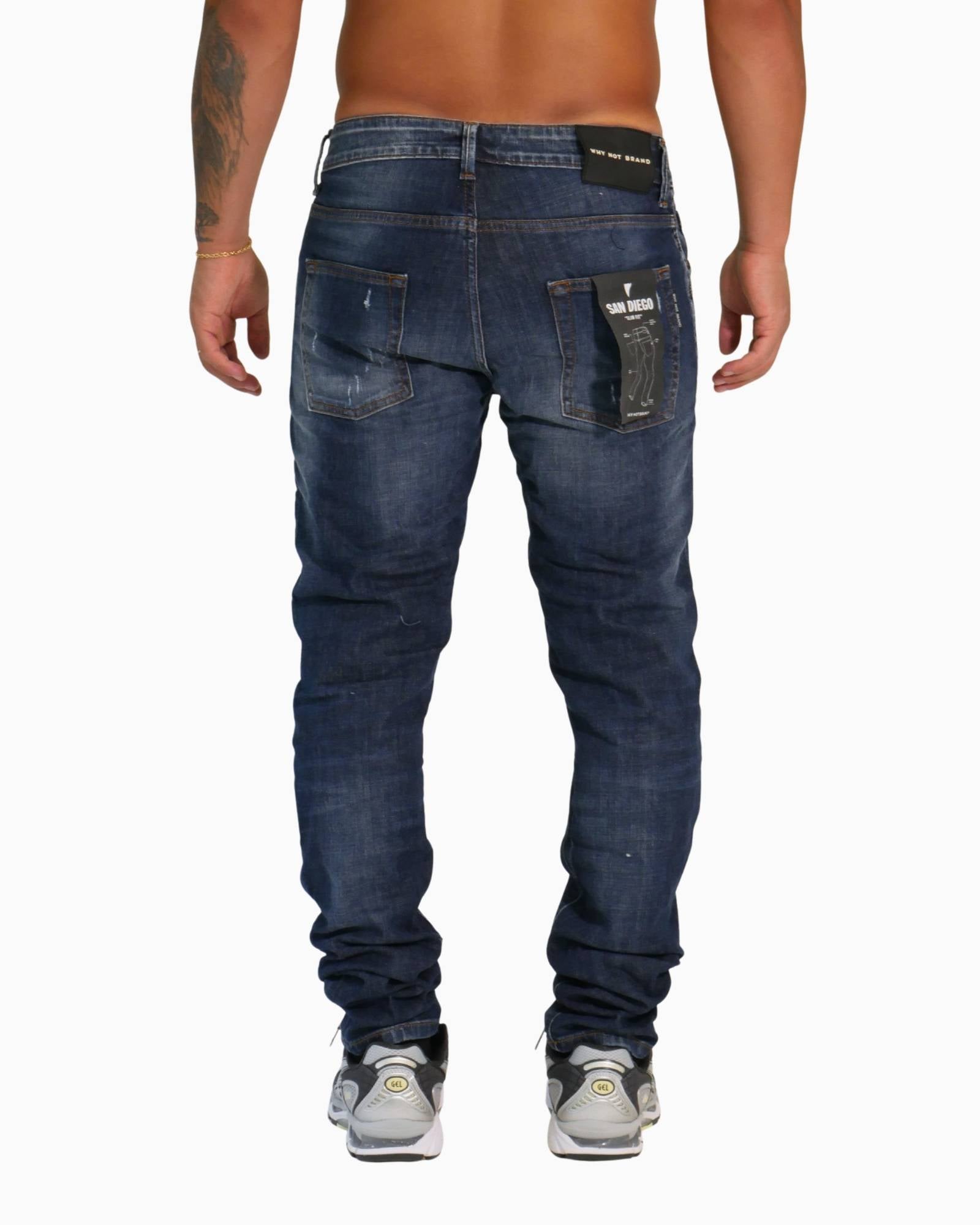 Why Not Brand Jeans JSA9 - SanShopLuxury - 2025, 44, 46, 48, 50, 52, 54, Abbigliamento, Autunno/Inverno, Blu, FW25, Idoneo, Jeans, New, Uomo, Why Not Brand