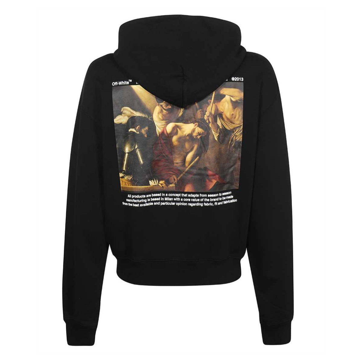 Off-White Felpa OMBB037C99FLE007 - SanShopLuxury - Abbigliamento, Autunno/Inverno, Carry Over, Con Cappuccio, Continuativo, Felpa, Idoneo, M, Nero, New, Off-White, Primavera/Estate, Uomo, XL, XXL