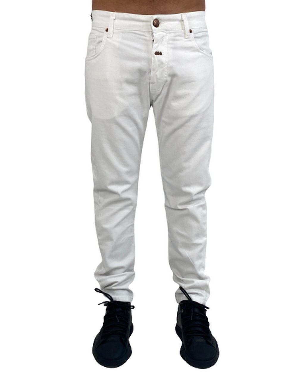 Inverno, Bianco, Jeans, Outlet, SS19, Uomo