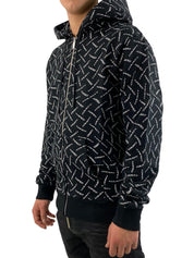 Marcelo Burlon Felpa CMBE001F20FLE003 - SanShopLuxury - -50%, 2020, Abbigliamento, Autunno/Inverno, Con Cappuccio, Felpa, FW20, M, Marcelo Burlon, Nero, Outlet, S, Uomo, XL