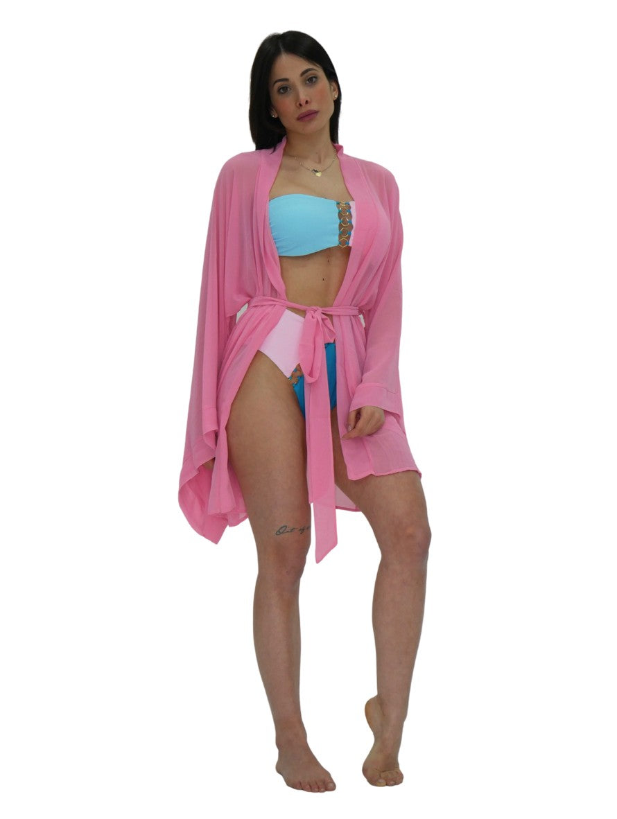 District Margherita Mazzei Costume 3DE16-3DE26 - SanShopLuxury - 2023, Abbigliamento, Azzurro-Rosa, Beachwear, Costume, District Margherita Mazzei, Donna, Fascia, L, Outlet, Primavera/Estate, S, SS23, Ultimo