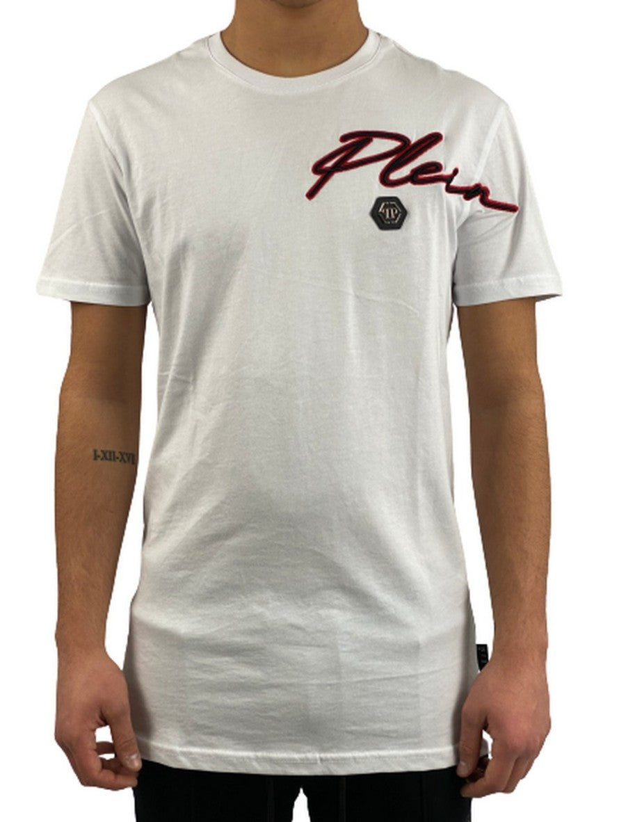 Philipp Plein T-Shirt CMTK4648/PJY002N01 - SanShopLuxury - -50%, 2020, Abbigliamento, Autunno/Inverno, Bianco, FW20, L, M, Nero, Outlet, Philipp Plein, Rosso, S, T-Shirt, Uomo, XL, XXL