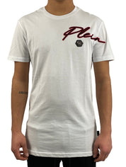 Philipp Plein T-Shirt CMTK4648/PJY002N01 - SanShopLuxury - -50%, 2020, Abbigliamento, Autunno/Inverno, Bianco, FW20, L, M, Nero, Outlet, Philipp Plein, Rosso, S, T-Shirt, Uomo, XL, XXL