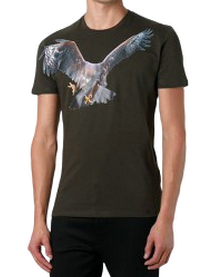 Inverno, FW17, Neil Barrett, Nero, Outlet, S, T-Shirt, Uomo, Verde, XS