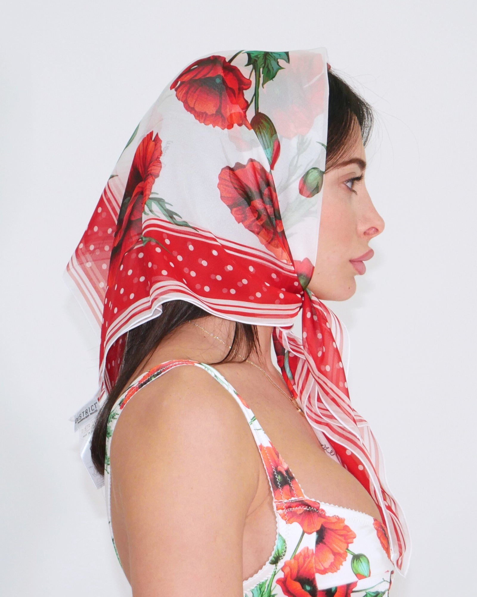 District Margherita Mazzei Foulard 5PS03-0600 - SanShopLuxury - 2025, Abbigliamento, Beachwear, Bianco, District Margherita Mazzei, Donna, Foulard, Idoneo, New, Primavera/Estate, SS25, Ultimo, Unica