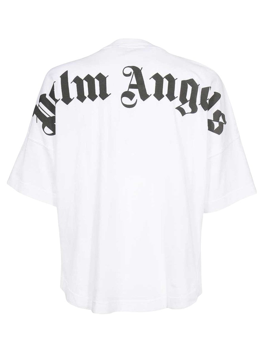 T-Shirt Palm Angels PMAA002C99JER001 - SanShopLuxury - Abbigliamento, Autunno/Inverno, Bianco, Carry Over, Continuativo, L, New, Palm Angels, Primavera/Estate, Stellato, T-Shirt, Uomo, XL, XS
