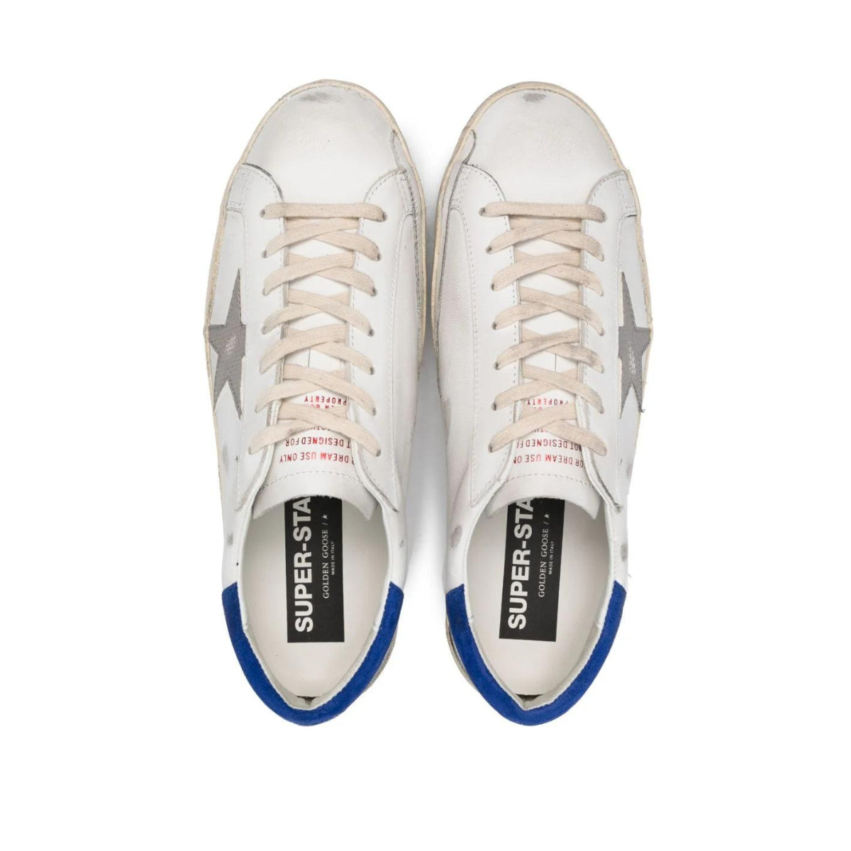 Golden Goose Sneakers GMF00102/F00479711554 - SanShopLuxury - 40, 41, 42, 43, 44, Autunno/Inverno, Bianco, Bianco-Blu, Calzature, Carry Over, Continuativo, Golden Goose, New, Primavera/Estate, Sneakers, Stellato, Ultimo, Uomo