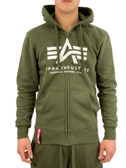 Alpha Industries Felpa 178325 - SanShopLuxury - -50%, 2018, Abbigliamento, Alpha Industries, Autunno/Inverno, Felpa, FW18, M, Outlet, S, Uomo, Verde, Zip