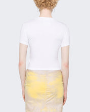 Versace Jeans Couture T-Shirt 76HAHG08/CJ02G003 - SanShopLuxury - 2024, Abbigliamento, Bianco, Crop, Donna, Idoneo, L, Outlet, Primavera/Estate, SS24, T-Shirt, Versace Jeans Couture, XL