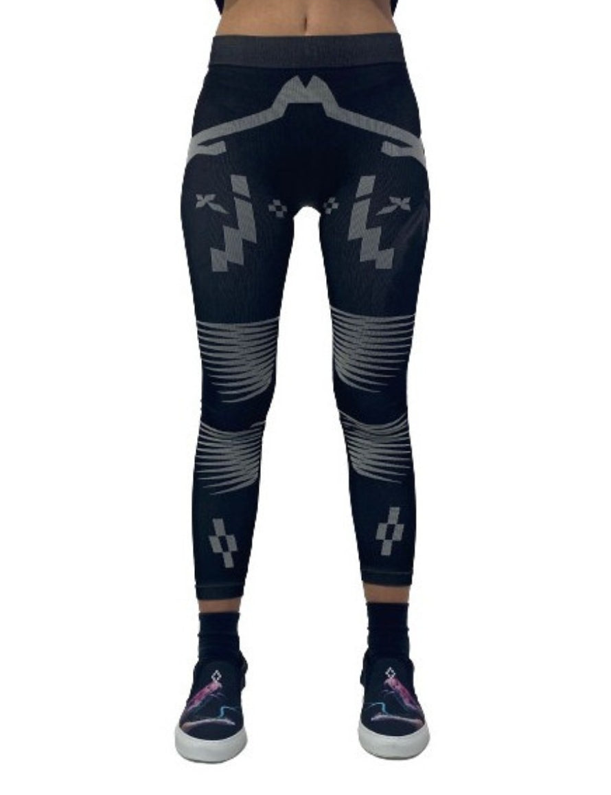 Inverno, Donna, FW15, Leggings, M, Marcelo Burlon, Nero, Outlet, Ultimo