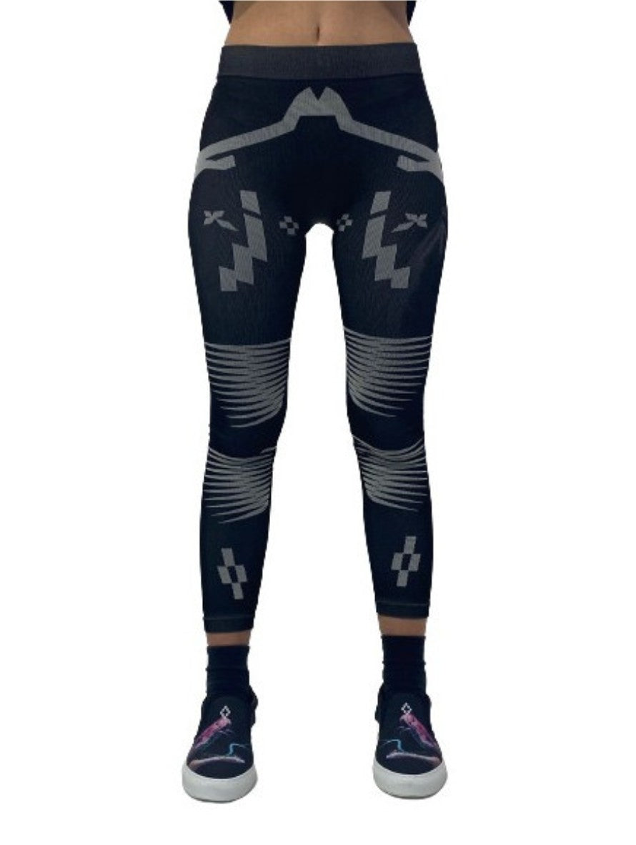 Marcelo Burlon Leggings CWCD002F15150671441001 - SanShopLuxury - -70%, 2015, Abbigliamento, Autunno/Inverno, Donna, FW15, Leggings, M, Marcelo Burlon, Nero, Outlet, Ultimo