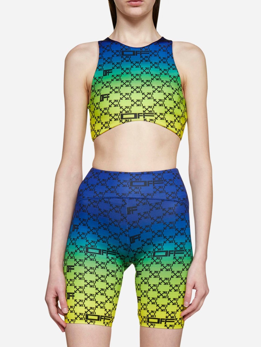 Off-White Short OWVH028S22JER001 5510 - SanShopLuxury - 2022, Abbigliamento, Donna, L, M, Off-White, Outlet, Primavera/Estate, S, Short, SS22, Verde