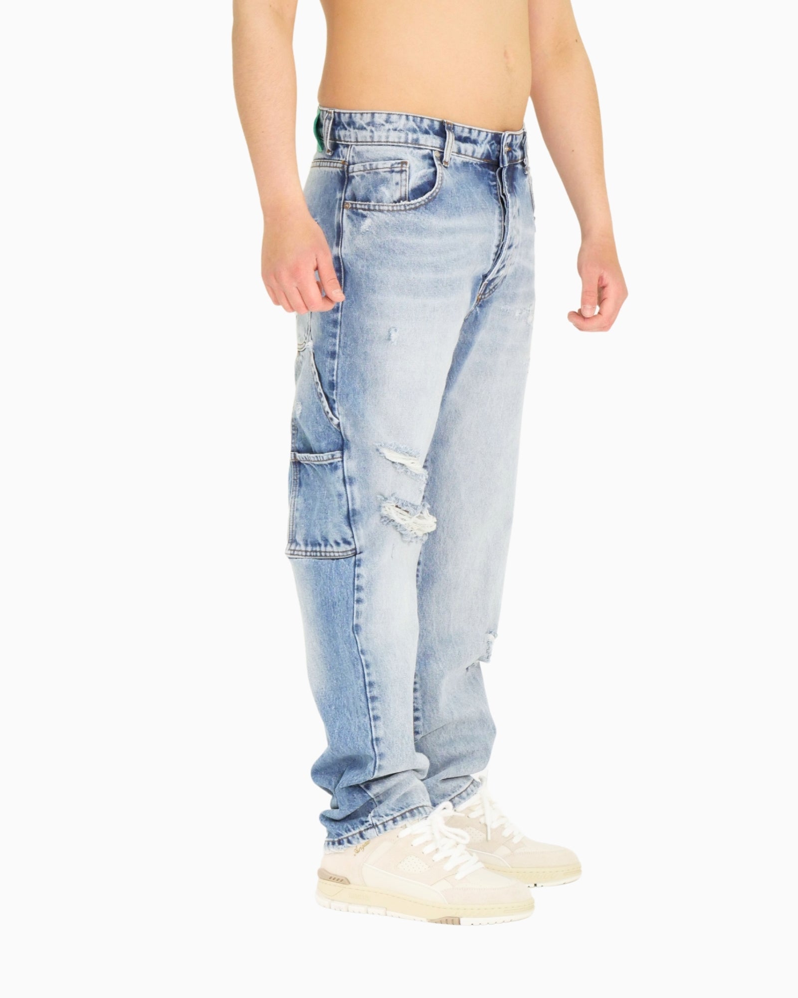 Gavensemble Jeans SS25-BAGGY810-BL - SanShopLuxury - 2025, 44, 46, 48, 50, 52, 54, Abbigliamento, Blu, Gavensemble, Idoneo, Jeans, New, Primavera/Estate, SS25, Uomo