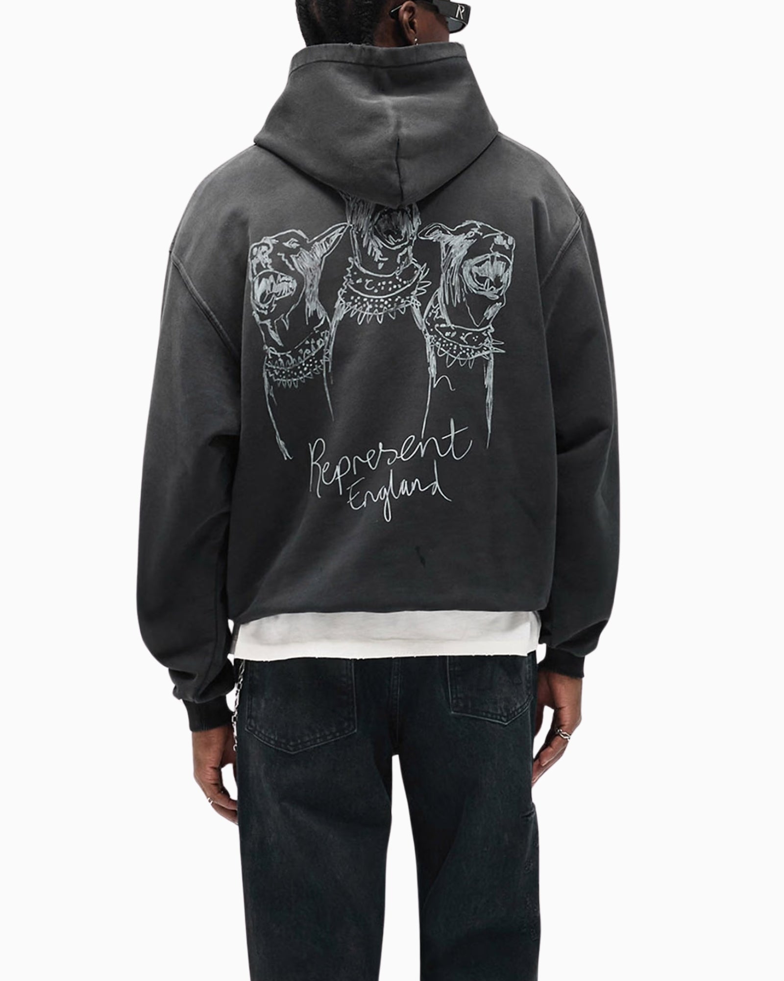 Represent Felpa MLM100556/03 - SanShopLuxury - 2025, Abbigliamento, Autunno/Inverno, Felpa, FW25, Idoneo, L, M, Nero, New, Represent, S, Uomo, XL, XXL