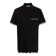 Versace Jeans Couture T-Shirt Polo 75GAGT10 CJ01T - SanShopLuxury - 2023, Abbigliamento, Autunno/Inverno, FW23, Idoneo, L, M, Nero, Outlet, T-Shirt Polo, Uomo, Versace Jeans Couture, XL