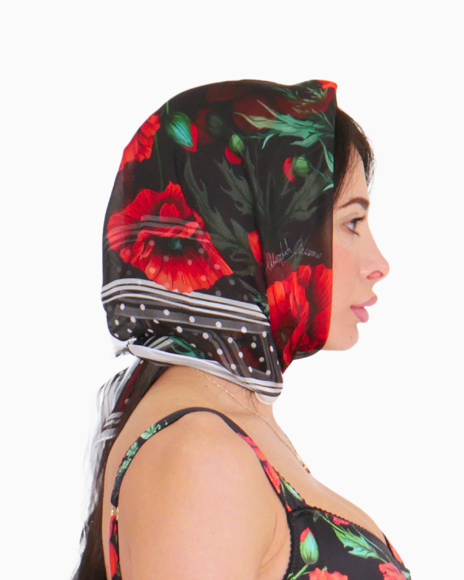 District Margherita Mazzei Foulard 5PS03-0050 - SanShopLuxury - 2025, Abbigliamento, Beachwear, District Margherita Mazzei, Donna, Foulard, Idoneo, Nero, New, Primavera/Estate, SS25, Ultimo, Unica