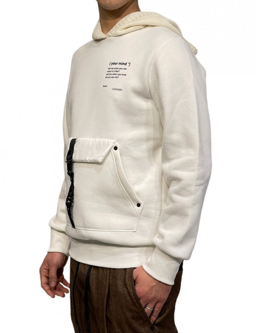 Inverno, Bianco, Chiodi Milano, Felpa, FW22, L, M, Nero, Outlet, S, Uomo, XL, XXL, XXXL