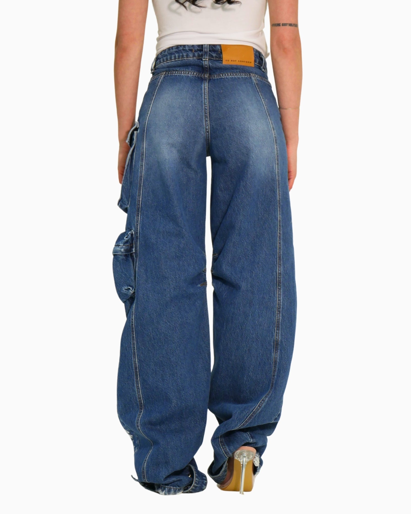 Donotconform Jeans W-BAGGY30 - SanShopLuxury - 2025, 40, 42, 44, 46, 48, Abbigliamento, Blu, Donna, Donotconform, Idoneo, Jeans, New, Primavera/Estate, SS25