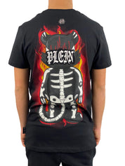 Philipp Plein T-Shirt CMTK4679/PJY002N0213 - SanShopLuxury - -50%, 2020, Abbigliamento, Autunno/Inverno, FW20, L, Nero, Outlet, Philipp Plein, S, T-Shirt, Uomo, XL, XXL