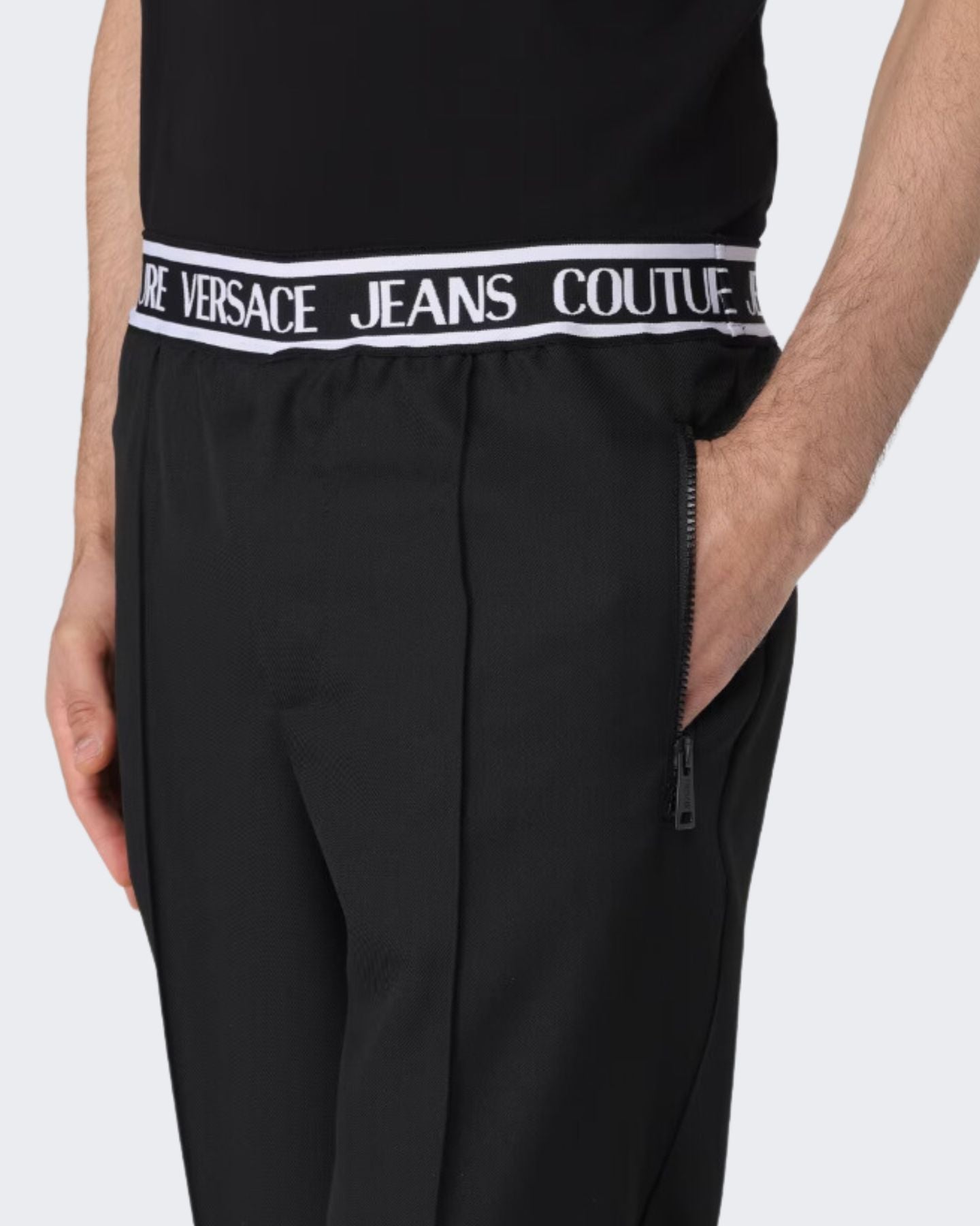 Versace Jeans Couture Pantalone 76GAA109/N0309899 - SanShopLuxury - 2024, 48, 50, Abbigliamento, Idoneo, Nero, Outlet, Pantalone, Primavera/Estate, SS24, Uomo, Versace Jeans Couture