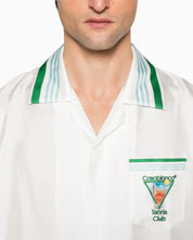 Casablanca Camicia UMPS25SH003 08 - SanShopLuxury - 2025, Abbigliamento, Bianco, Camicia, Casablanca, Idoneo, L, M, New, Primavera/Estate, S, SS25, Ultimo, Uomo, XL