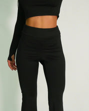 District Margherita Mazzei Pantalone ED75 0407 - SanShopLuxury - 2024, 40, 42, 44, 46, 48, A Zampa, Abbigliamento, Autunno/Inverno, District Margherita Mazzei, Donna, FW24, Idoneo, Nero, Outlet, Pantalone