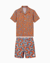 Island Coco Camicia ICU619-CORAL CUBE