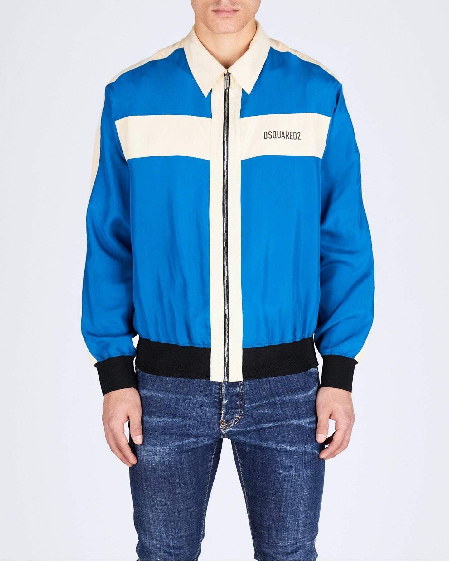 Dsquared2 Camicia S74DM0786/S47223542 - SanShopLuxury - 2024, 44, 46, 48, 50, 52, Abbigliamento, Blu, Blu Royal, Camicia, Dsquared2, Giacca varsity, Giubbotteria, Idoneo, New, Outlet, Primavera/Estate, SS24, Ultimo, Uomo