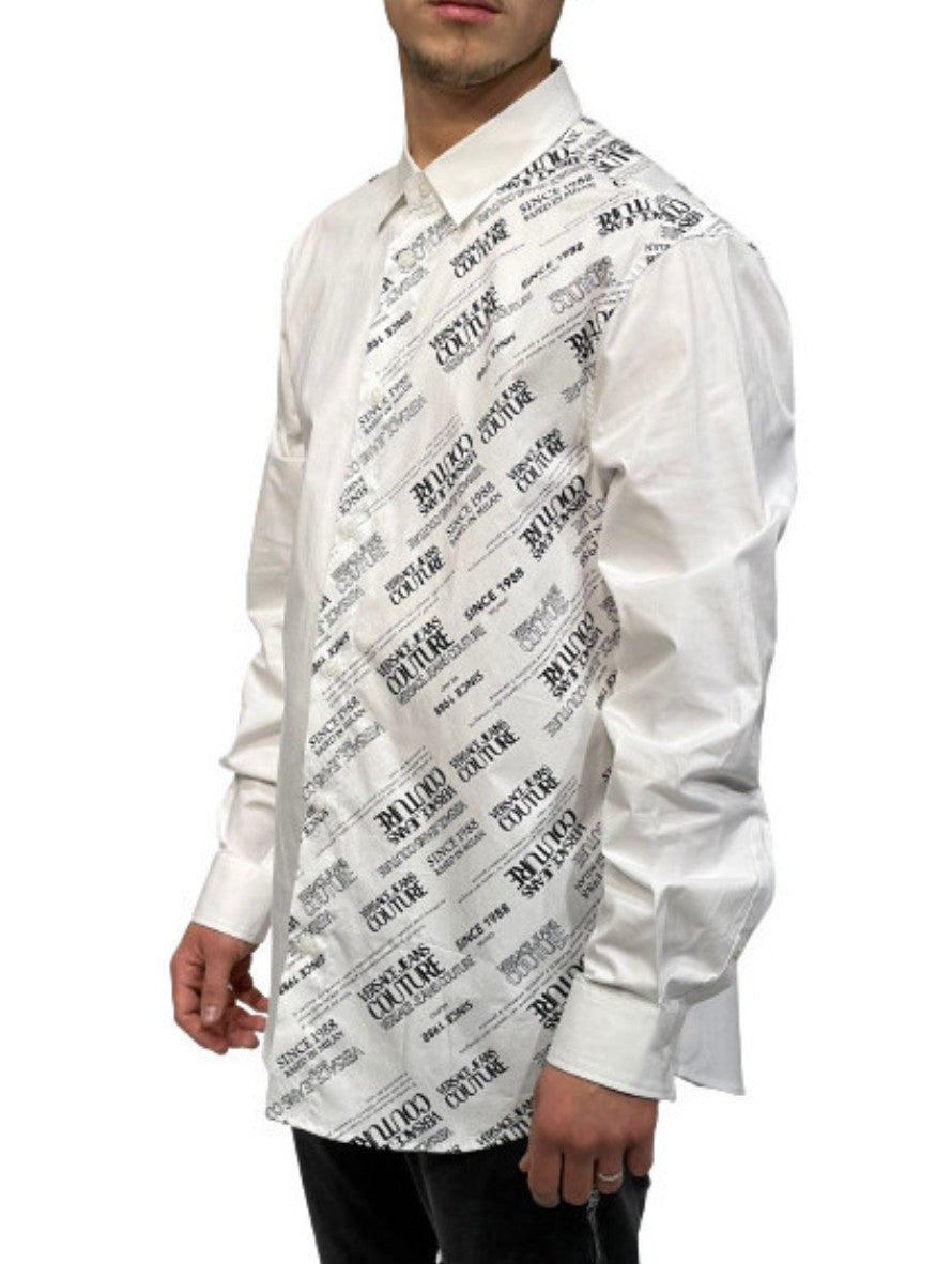 Versace Jeans Couture Camicie 71GAL2R2 NS004 - SanShopLuxury - -50%, 2021, 48, Abbigliamento, Autunno/Inverno, Bianco, Camicie, FW21, Nero, Outlet, Uomo, Versace Jeans Couture