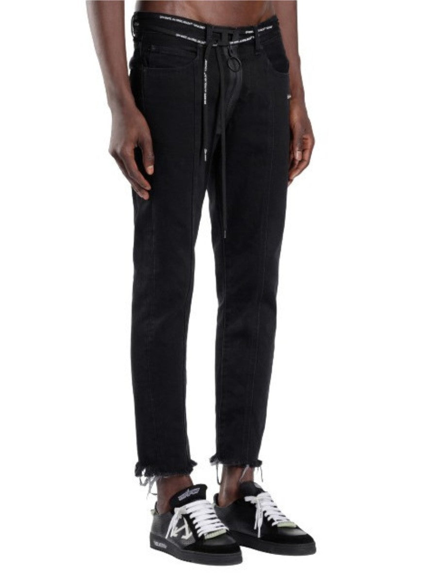 Off-White Jeans OMYA007E183860011000 - SanShopLuxury - -50%, 2018, 45, 46, 47, 48, Abbigliamento, Autunno/Inverno, Jeans, Nero, Off-White, Outlet, SS18, Uomo