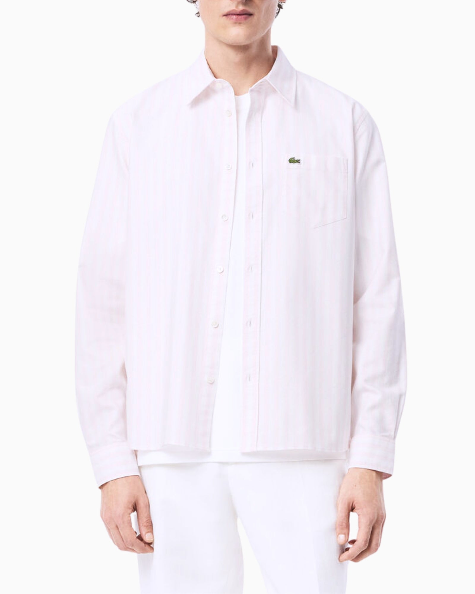 Lacoste Camicia CH5623/DHI - SanShopLuxury - 2025, 38, 39, 40, 41, 42, 43, Abbigliamento, Camicia, Donna, Lacoste, New, Primavera/Estate, Rosa, SS25, Stellato, UNISEX, Uomo