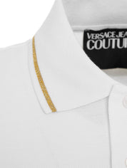 Versace Jeans Couture T-Shirt Polo 72GAGT01 - SanShopLuxury - 2022, Abbigliamento, Bianco, L, Nero, Outlet, Primavera/Estate, SS22, T-Shirt Polo, Uomo, Versace Jeans Couture, XL