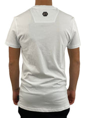Philipp Plein T-Shirt CMTK4631/PJY002N01 - SanShopLuxury - -50%, 2020, Abbigliamento, Autunno/Inverno, Bianco, FW20, L, M, Nero, Outlet, Philipp Plein, S, T-Shirt, Uomo, XL, XXL