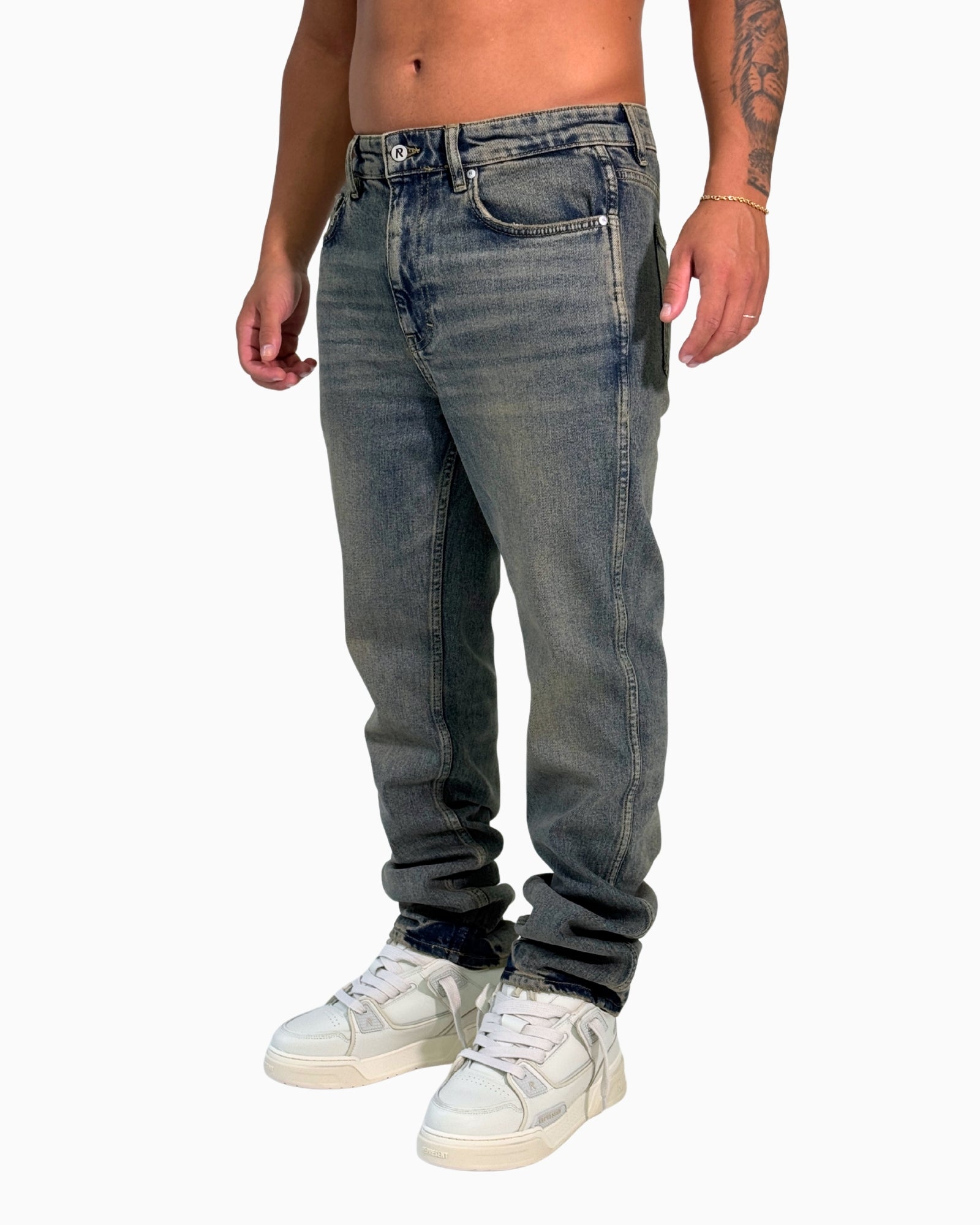 Inverno, Blu, FW25, Idoneo, Jeans, New, Represent, Uomo