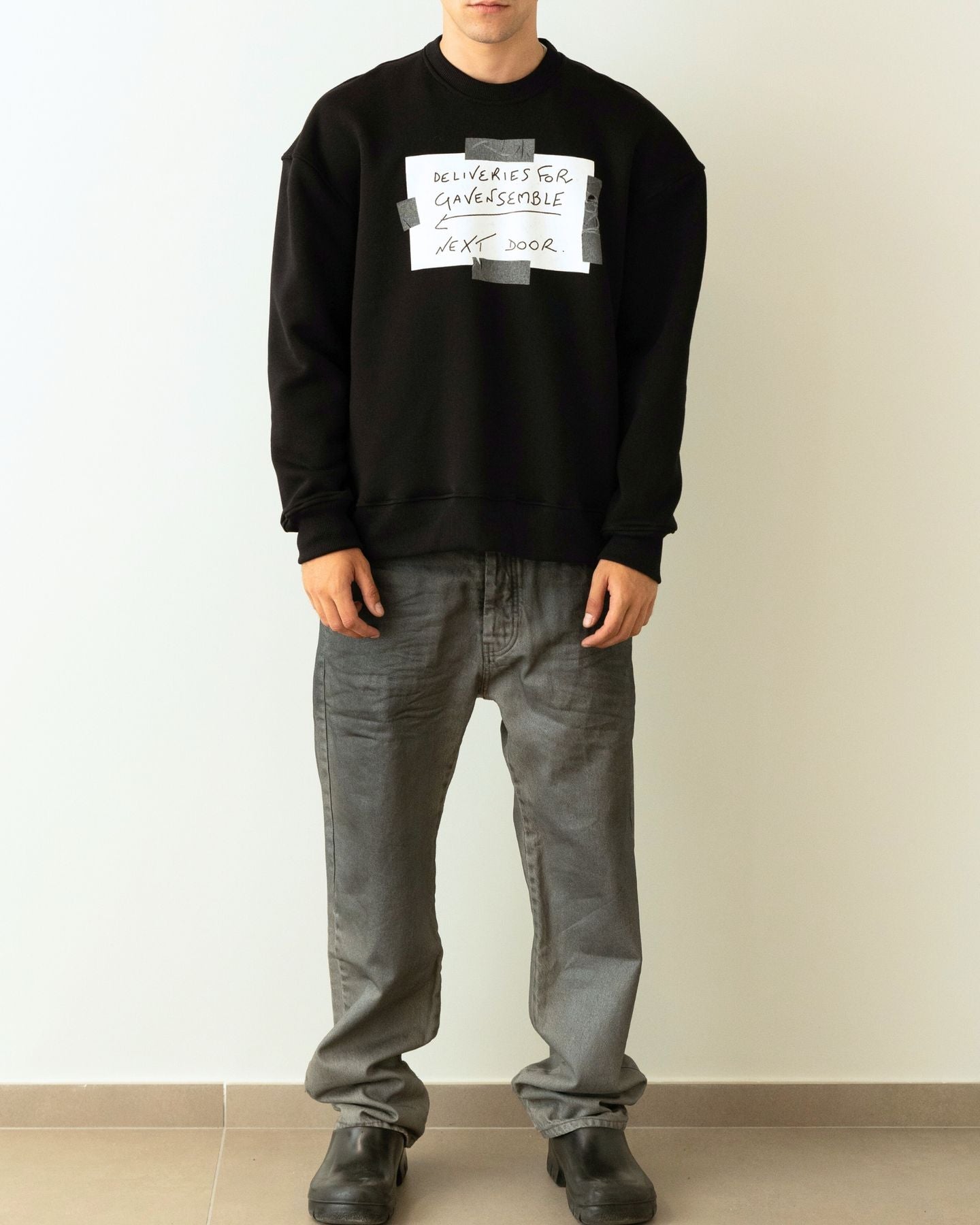 Inverno, Felpa, FW24, Gavensemble, Idoneo, L, M, Nero, Outlet, S, Uomo, XL, XXL