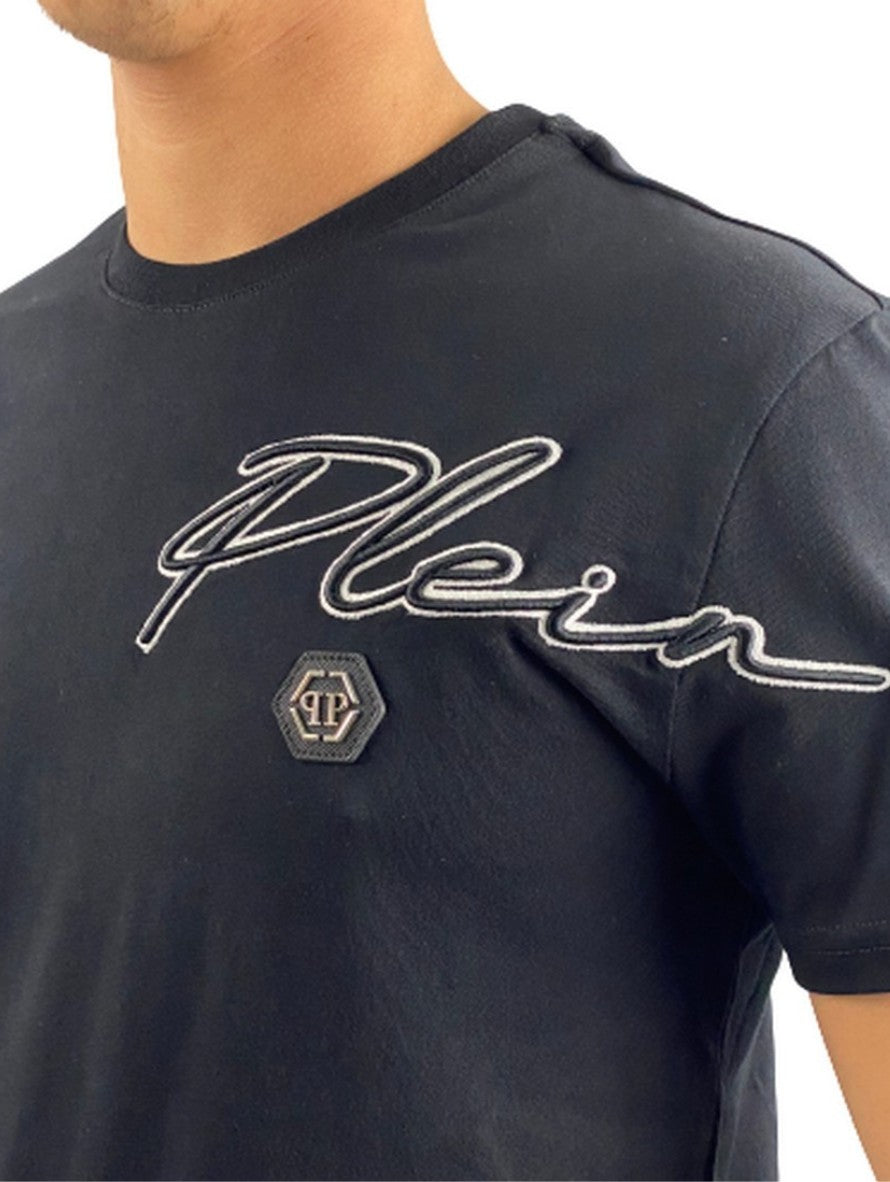 Philipp Plein T-Shirt CMTK4648/PJY002N01 - SanShopLuxury - -50%, 2020, Abbigliamento, Autunno/Inverno, Bianco, FW20, L, M, Nero, Outlet, Philipp Plein, Rosso, S, T-Shirt, Uomo, XL, XXL