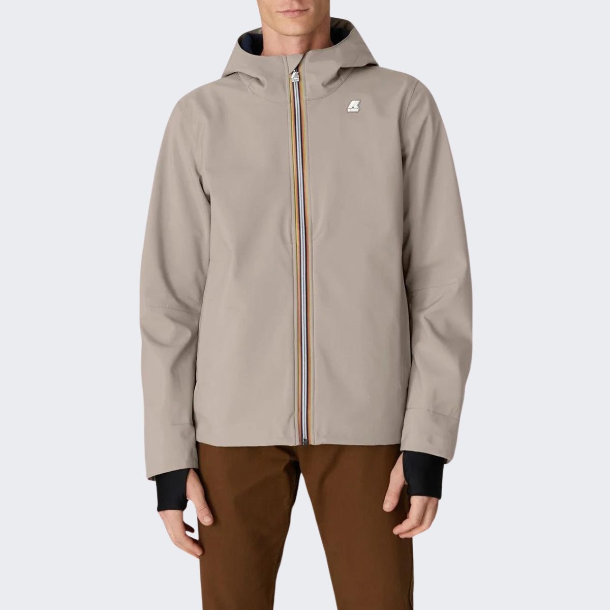 K-Way Giubbino K7118IW - SanShopLuxury - Abbigliamento, Autunno/Inverno, Beige, Carry Over, Giubbino, Idoneo, Jacko Bonded, K-Way, L, M, Nero, Uomo, XXL