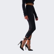 District Margherita Mazzei Leggings LT03 - SanShopLuxury - 2023, Abbigliamento, Activewear, Autunno/Inverno, District Margherita Mazzei, Donna, FW23, L, Leggings, M, Nero, Outlet, S, XS