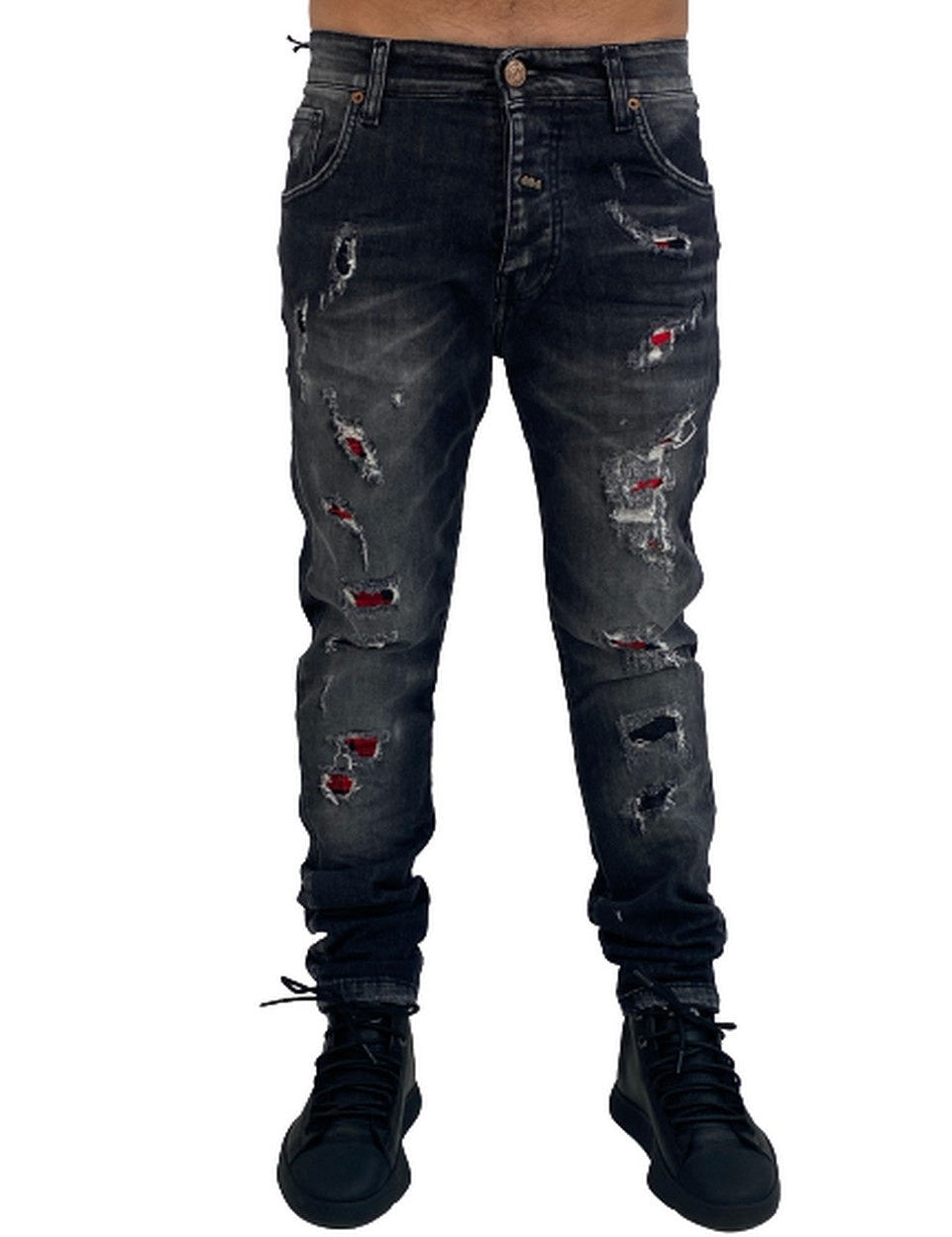 Inverno, Jeans, Nero, Outlet, SS19, Uomo