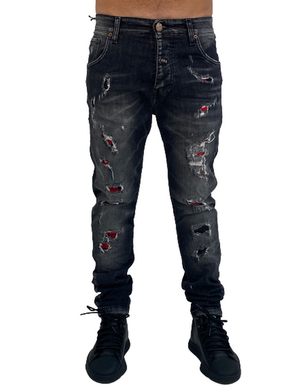 Inverno, Jeans, Nero, Outlet, SS19, Uomo