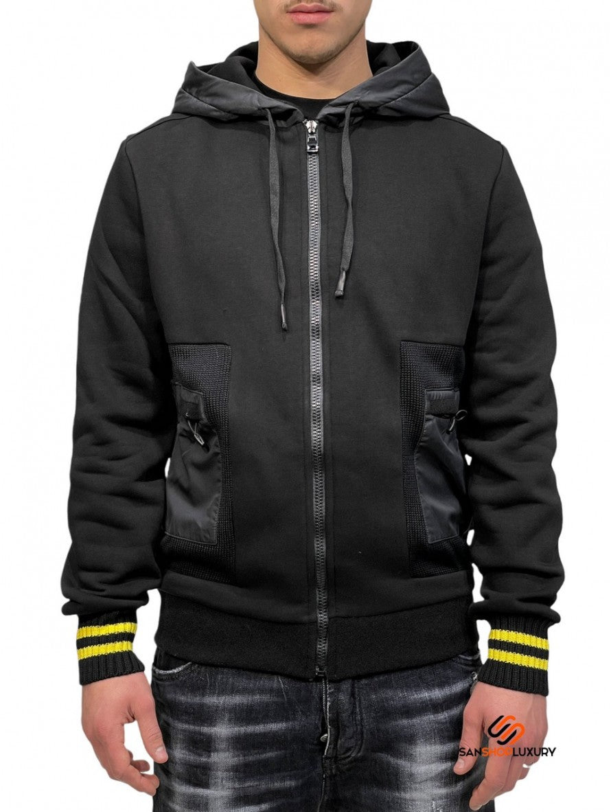 Inverno, Chiodi Milano, Felpa, FW21, L, M, Nero, Outlet, S, Uomo, XXL