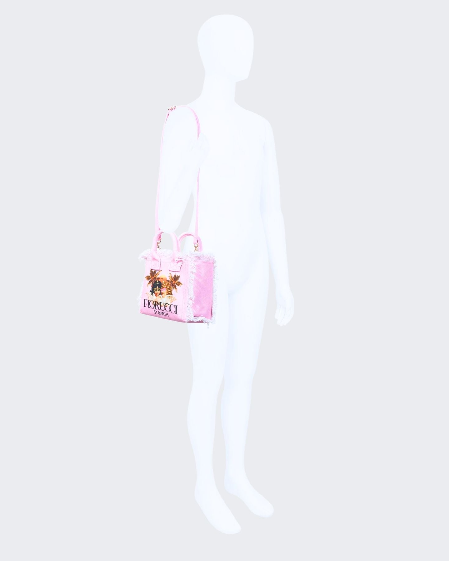 Mc2 Saint Barth Borsa a Tracolla VAMI001-02944F - SanShopLuxury - Beachwear, Borsa a Tracolla, Borsa da spiaggia, Carry Over, Donna, Mc2 Saint Barth, New, Primavera/Estate, Rosa, Stellato, Unica, Valigeria