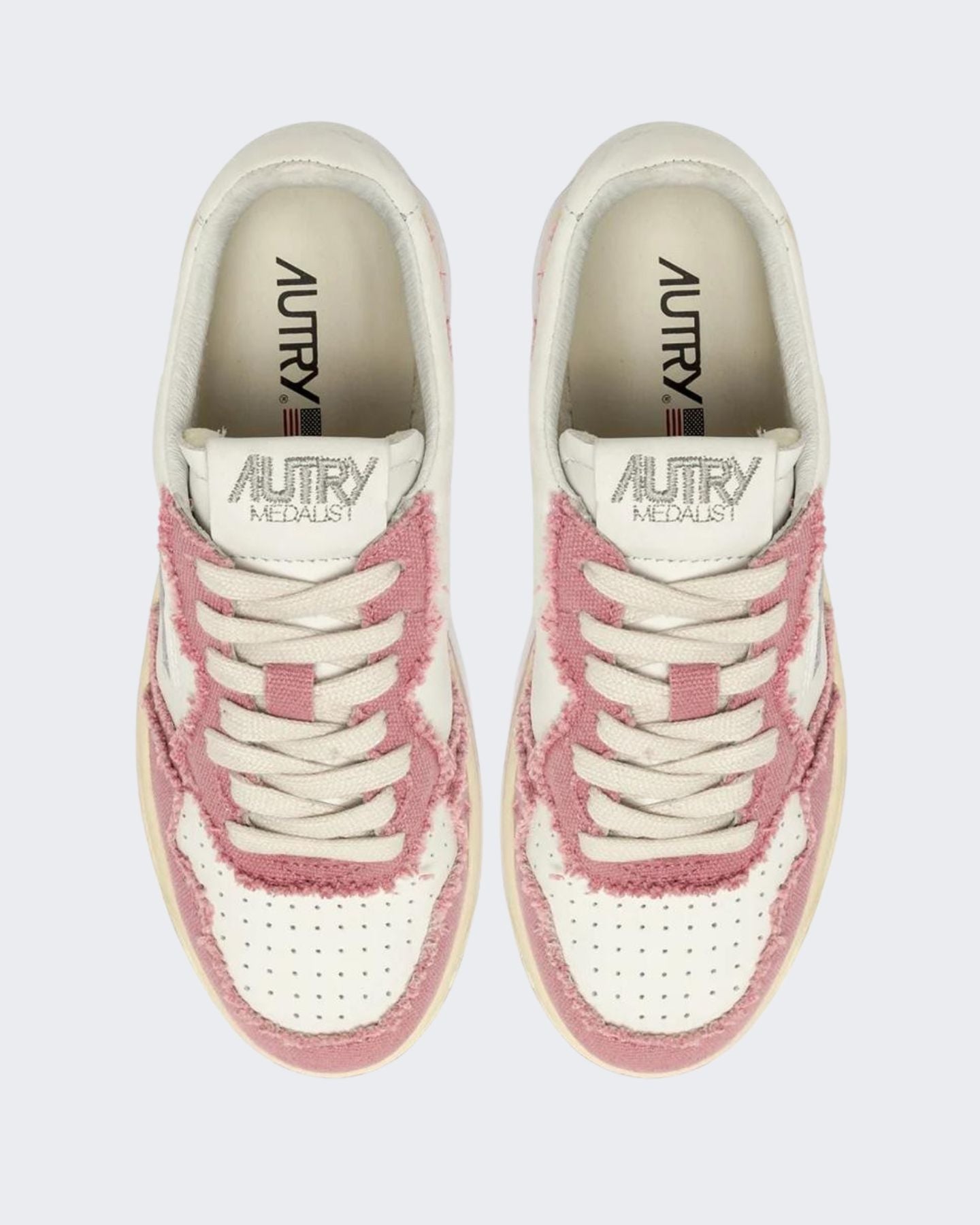 Autry Sneakers AULW/CB11 - SanShopLuxury - 2024, 37, 38, 39, 40, Autry, Bianco, Bianco-Fucsia, Calzature, Donna, Outlet, Primavera/Estate, Sneakers, SS24, Stellato