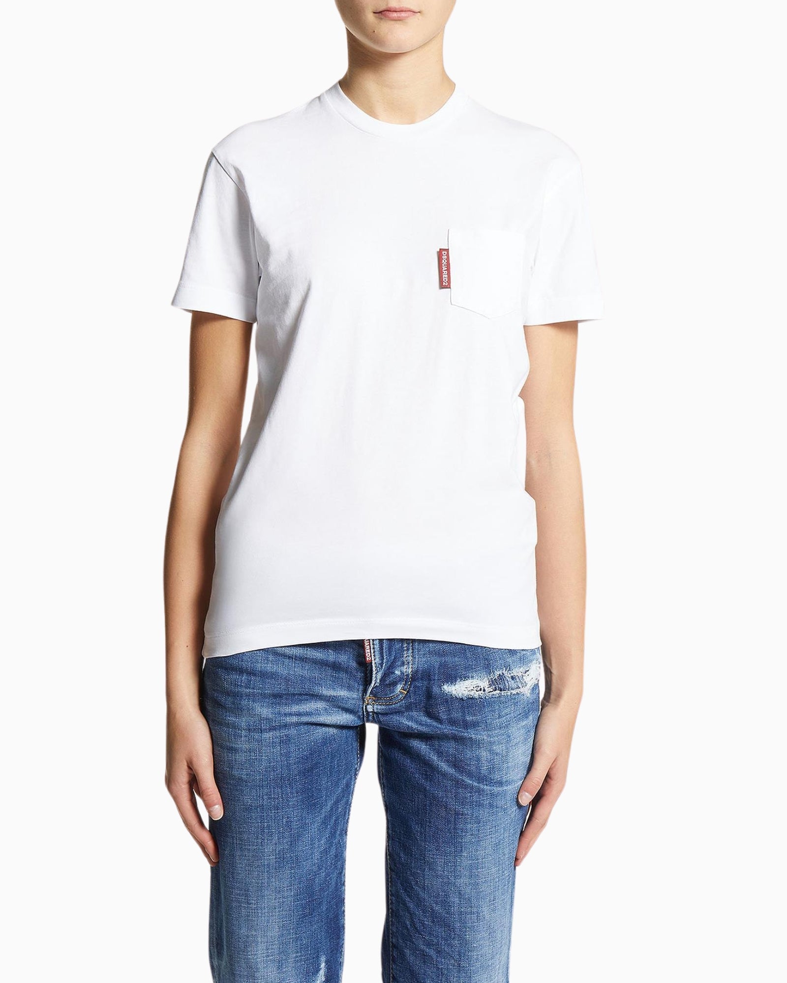 Dsquared2 T-Shirt S75GD0476/D20020100 - SanShopLuxury - 2025, Abbigliamento, Autunno/Inverno, Bianco, Continuativo, Donna, Dsquared2, FW25, Idoneo, L, M, New, Primavera/Estate, S, T-Shirt, XL