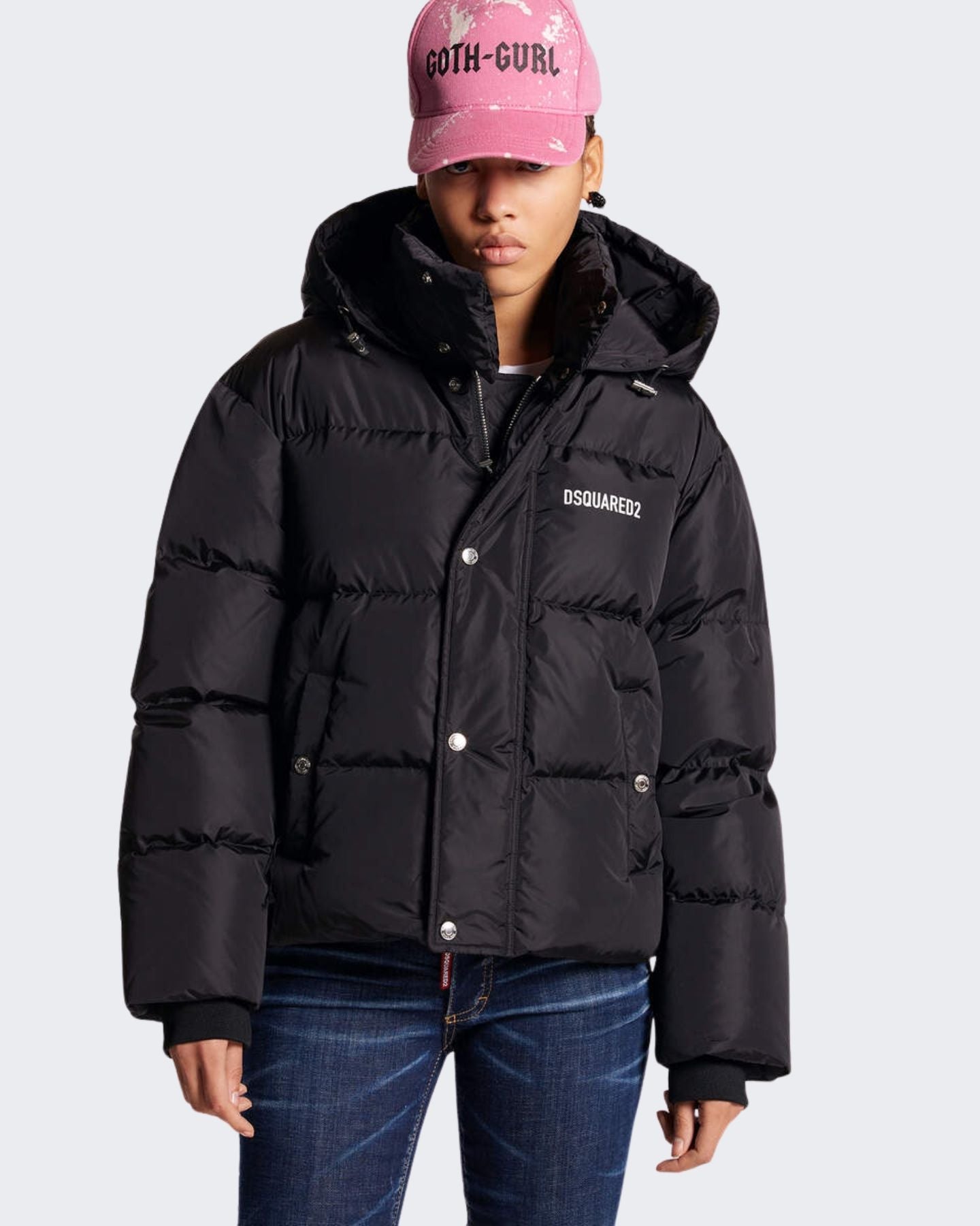 Dsquared2 Giubbino S75AM0997 - SanShopLuxury - 38, 40, Abbigliamento, Autunno/Inverno, Carry Over, Donna, Dsquared2, Giubbino, Idoneo, Nero, Puff Kaban, Ultimo