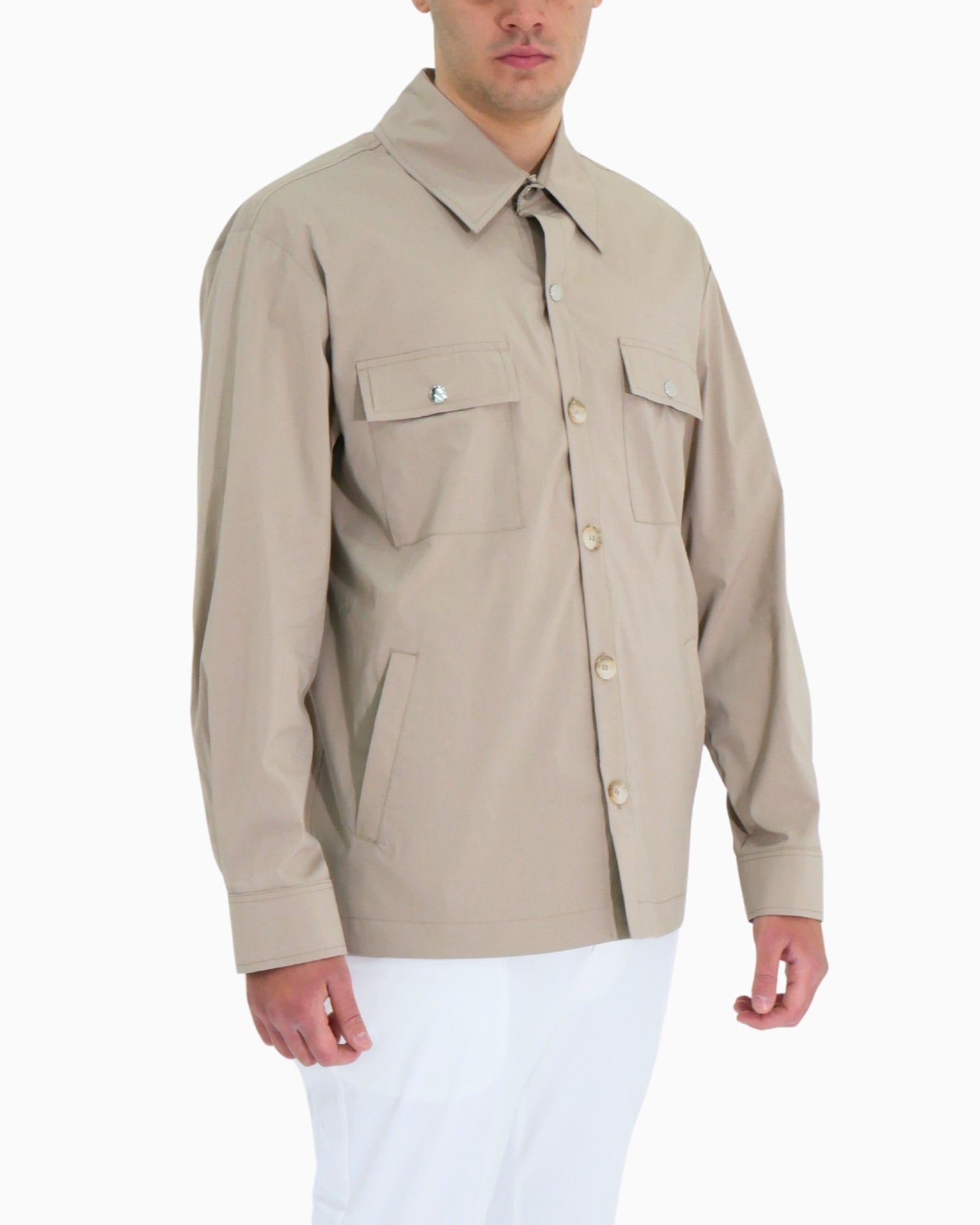 Chiodi Milano Camicia SS25-021-BG - SanShopLuxury - 2025, Abbigliamento, Beige, Camicia, Chiodi Milano, Idoneo, L, M, New, Primavera/Estate, S, SS25, Uomo, XL, XXL, XXXL, XXXXL