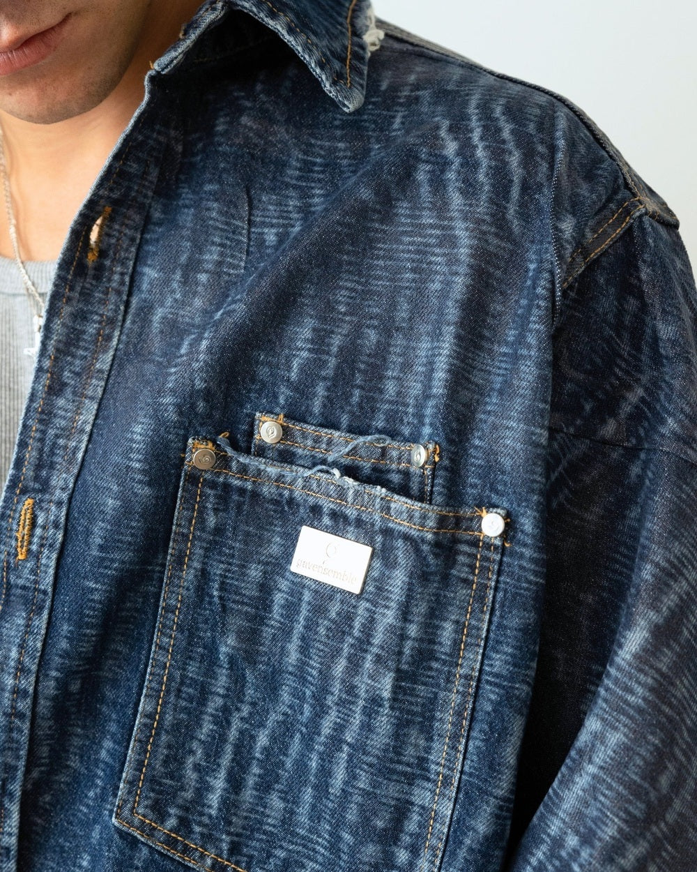 Gavensemble Camicia SHIRT130 - SanShopLuxury - 2024, Abbigliamento, Autunno/Inverno, Blu, Camicia, Continuativo, FW24, Gavensemble, Idoneo, L, M, Outlet, Primavera/Estate, S, Uomo, XL