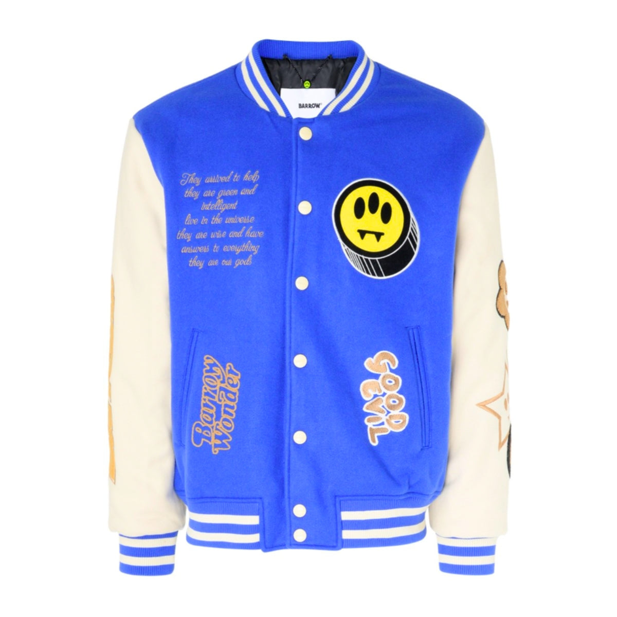 Inverno, Barrow, Blu Royal, College, Donna, FW23, Giubbino, Idoneo, L, M, Nero, Outlet, S, UNISEX, Uomo, XL