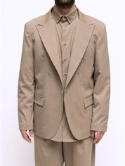 Gavensemble Giacca BLAZER300 - SanShopLuxury - Abbigliamento, Autunno/Inverno, Beige, Carry Over, Continuativo, Gavensemble, Giacca, Idoneo, L, M, Nero, New, Primavera/Estate, S, Uomo, XL, XXL