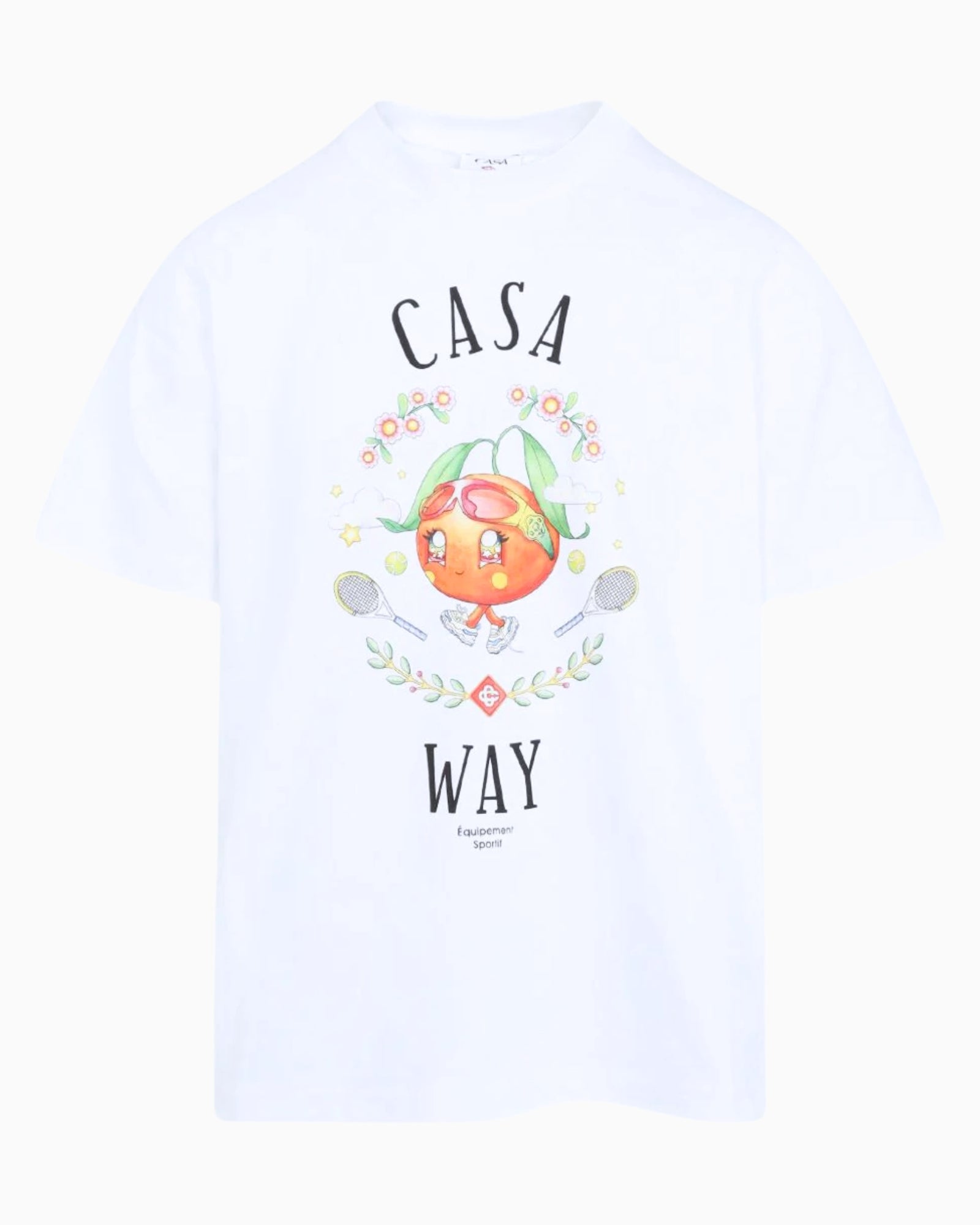 Casablanca T-Shirt MAW25JTS001/02 - SanShopLuxury - 2025, Abbigliamento, Autunno/Inverno, Bianco, Casablanca, FW25, Idoneo, L, M, New, S, T-Shirt, Uomo, XL, XXL, XXXL